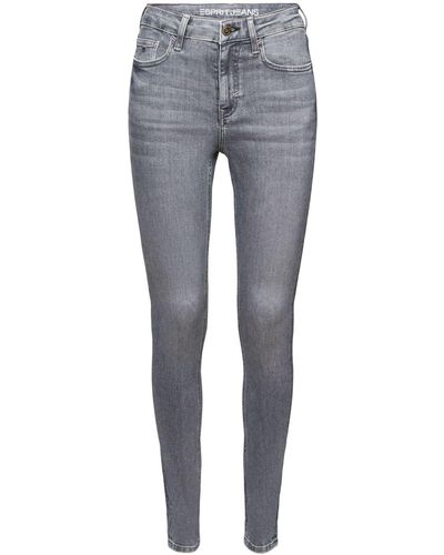 Esprit High Rise Skinny Jeans - Grijs