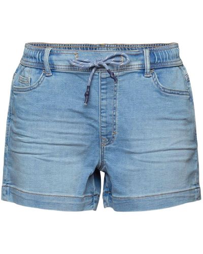 Esprit Jeans-Shorts im Jogger-Stil - Blau