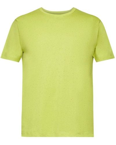 Esprit Gevlekt Jersey T-shirt - Geel