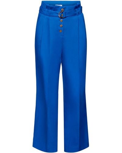 Esprit Jupe-culotte Mix & Match courte à taille haute - Bleu