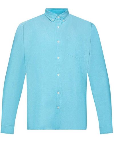 Esprit Overhemd Met Buttondownkraag - Blauw