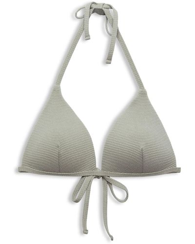Esprit Driehoekige Bikinitop Met Structuur - Meerkleurig