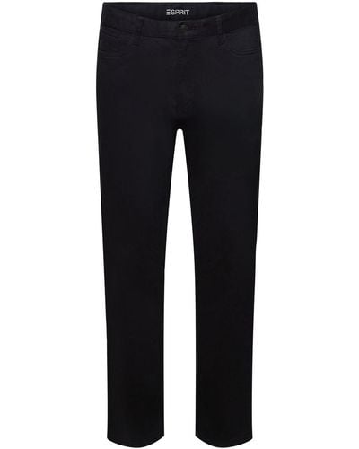 Esprit Pantalon droit classique - Noir
