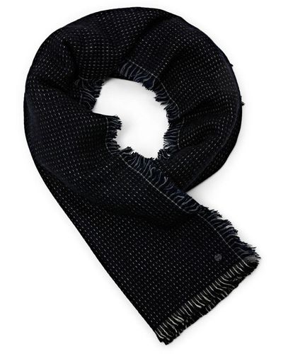 Esprit Gestructureerde Geweven Sjaal - Zwart
