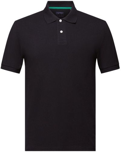 Esprit Piqué Poloshirt - Zwart