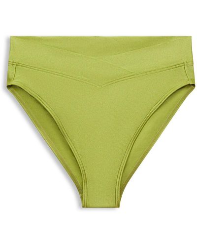 Esprit Bikinibroekje Met Hoge Taille - Groen