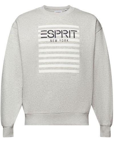 Esprit Sweatshirt Met Logo - Wit