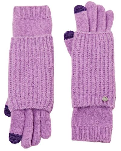 Esprit 2-in-1 Gebreide Handschoenen - Paars