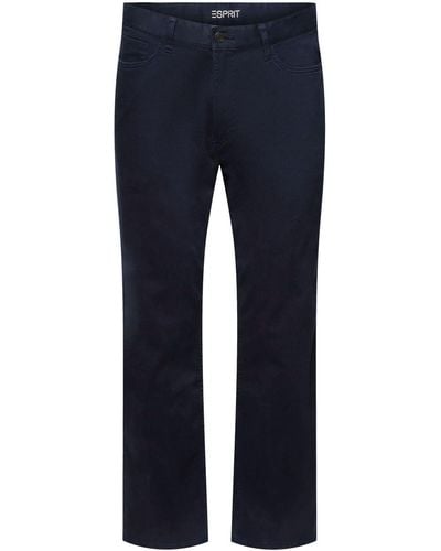 Esprit Pantalon droit classique - Bleu