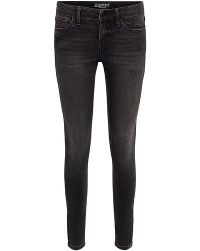 Esprit Skinny Jeans Met Lage Taille - Zwart