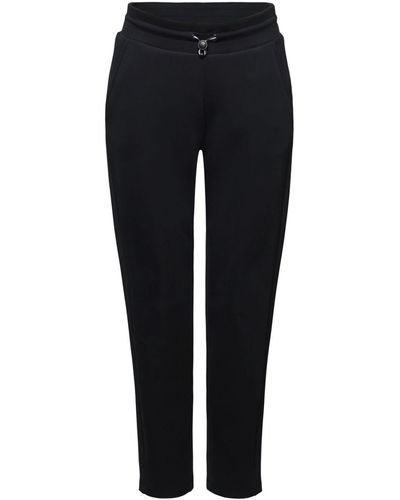 Esprit Pantalon de sport en jersey - Noir