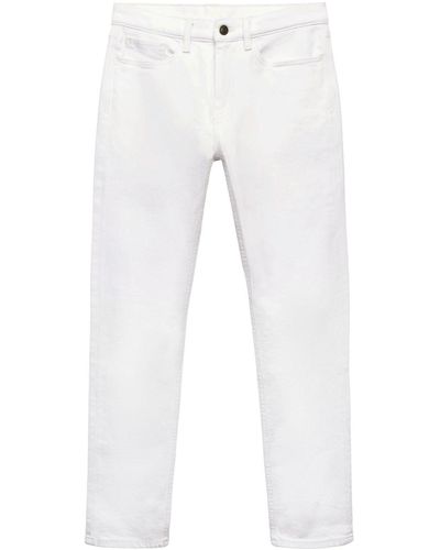 Esprit Slim Fit Jeans Met Middelhoge Taille - Wit