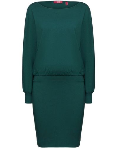Esprit Mini-robe en jersey - Vert