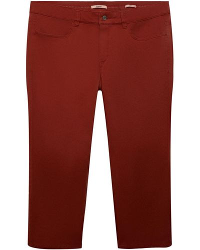 Esprit Curvy Capribroek - Rood