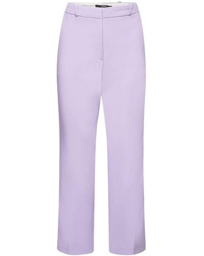 Esprit Cropped Business Pantalon - Paars