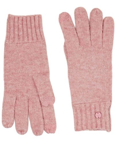 Esprit Handschoenen Van Een Ribbreisel - Roze