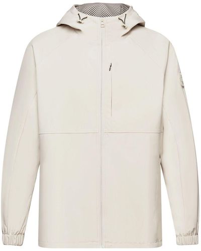 Esprit Softshell-Jacke mit Kapuze - Weiß