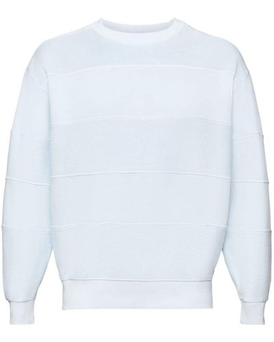 Esprit Gestructureerd Sweatshirt Van Organic Cotton - Wit