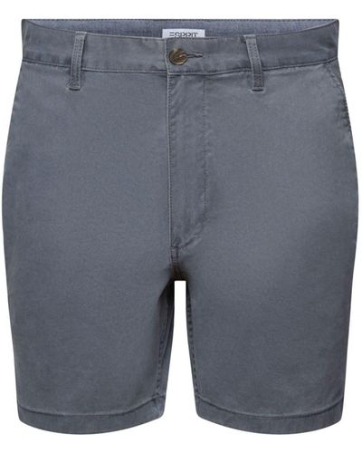 Esprit Shorts in schmaler Passform - Grau