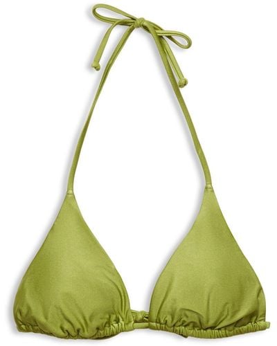 Esprit Gewatteerde Triangle Bikinitop - Groen