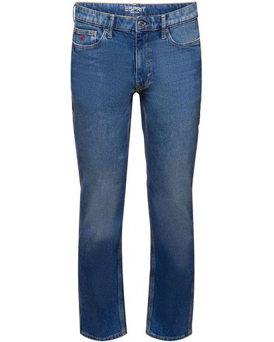 Esprit Carpenter Straight Fit Jeans - Blauw