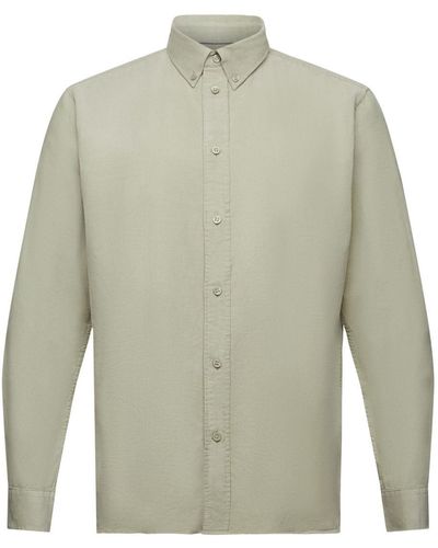 Esprit Overhemd Van Corduroy - Groen