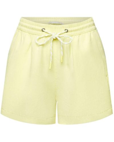 Esprit Pull-on-Shorts mit Tunnelzug auf Taillenhöhe - Gelb