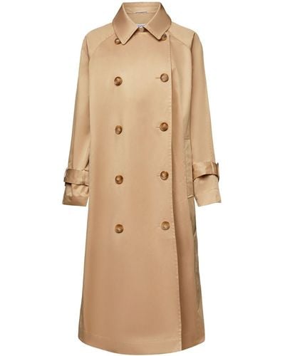 Esprit Double-breasted Trenchcoat - Naturel