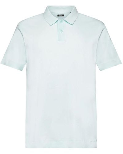 Esprit Poloshirt aus Pima-Baumwolle - Blau