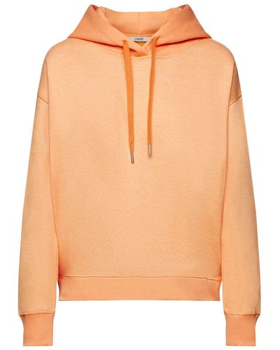 Esprit Kapuzensweatshirt Hoodie mit Herz - Orange