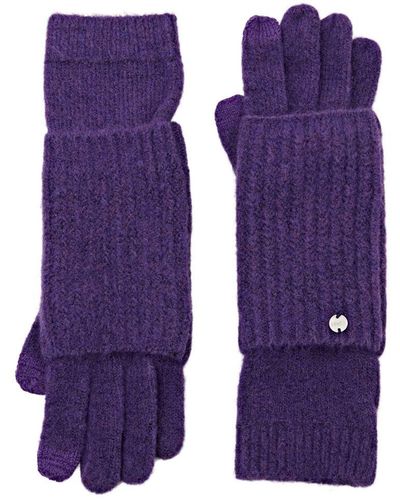 Esprit 2-in-1-Strickhandschuhe - Lila