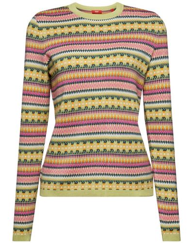 Esprit Sweat-shirt jacquard - Multicolore