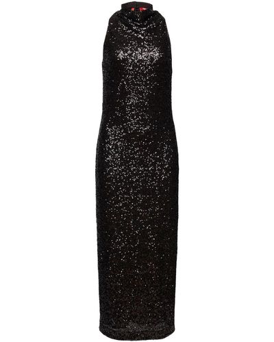 Esprit Maxi-jurk Met Pailletjes - Zwart