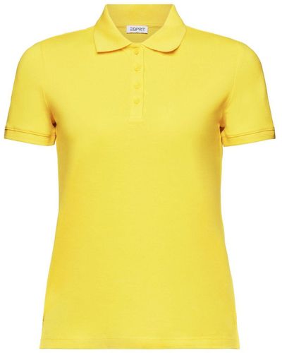 Esprit Jersey Poloshirt - Geel