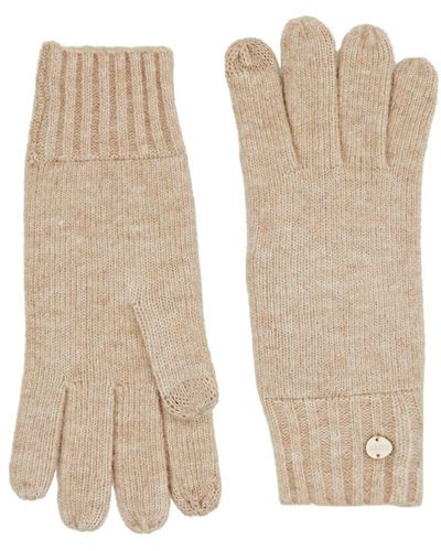 Esprit Handschoenen Van Een Ribbreisel - Wit