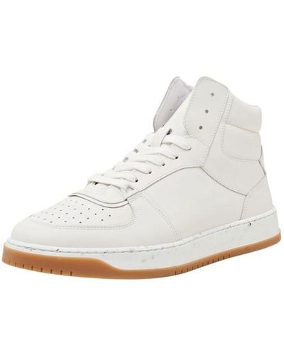 Esprit Hightop-Sneakers aus Leder - Weiß