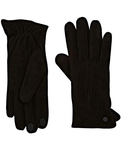 Esprit Suède Touchscreen Handschoenen - Zwart