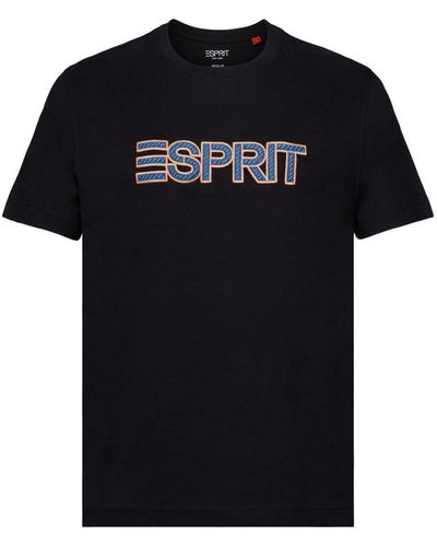 Esprit T-shirt Met Logo - Zwart