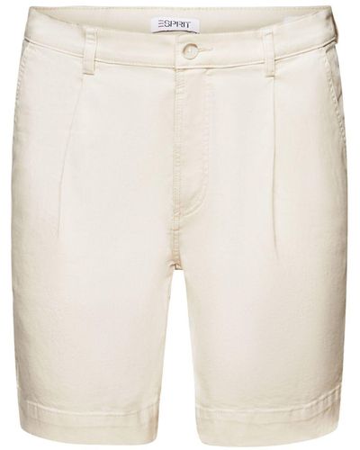 Esprit Baggy-Shorts aus Baumwolle - Weiß
