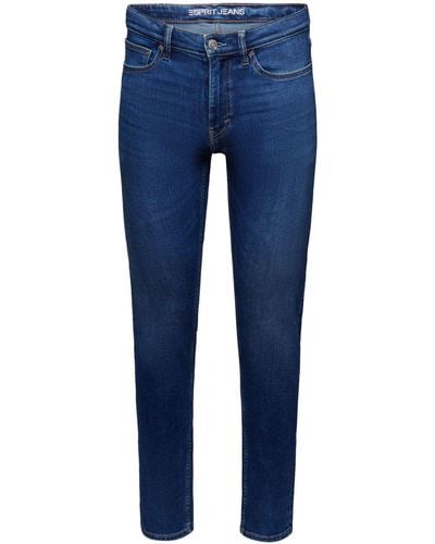 Esprit Slim-fit- Schmale Jeans mit schmal zulaufendem Bein - Blau