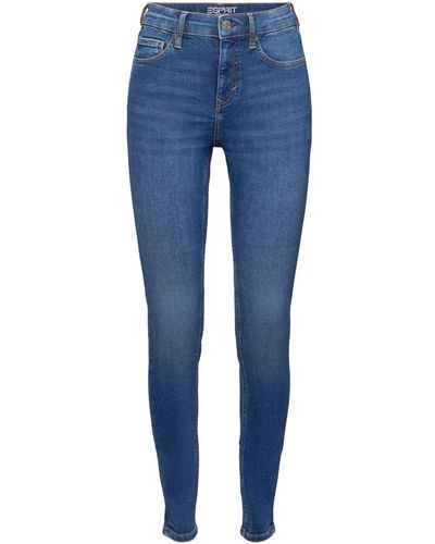 Esprit High Rise Skinny Jeans - Blauw