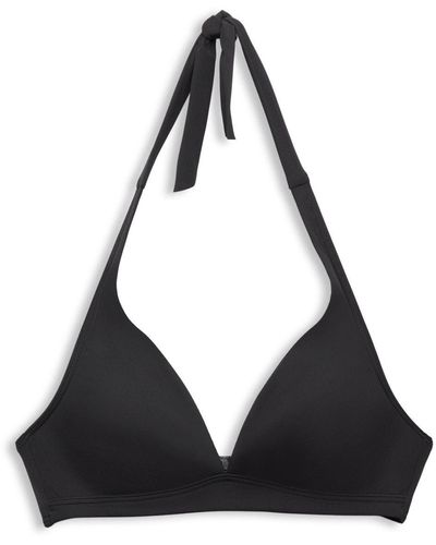 Esprit Gevoerde Bikinitop Met Halternek - Zwart