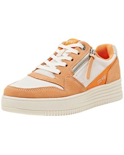 Esprit Suède Mesh Sneakers - Meerkleurig