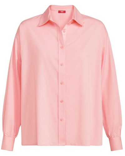 Esprit Hemd mit Bindedetail auf der Rückseite - Pink