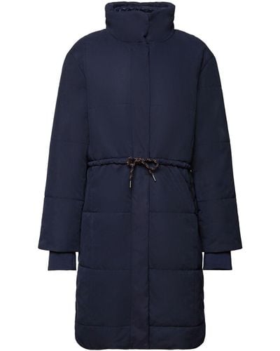 Esprit Steppmantel Coats woven - Blau