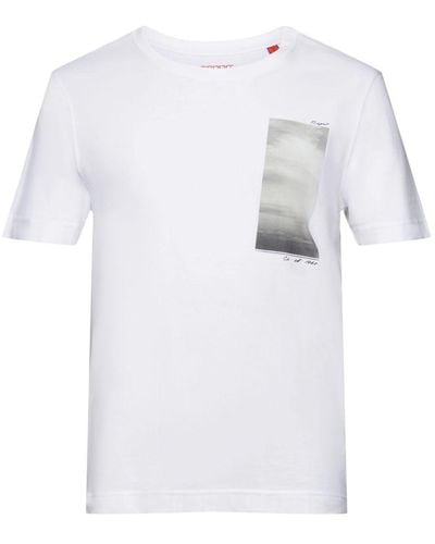 Esprit T-shirt Van Organic Cotton - Wit