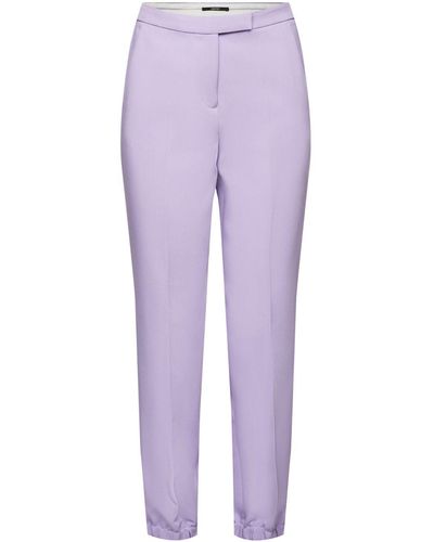 Esprit Pantalon feu de plancher à bordures élastiques - Violet
