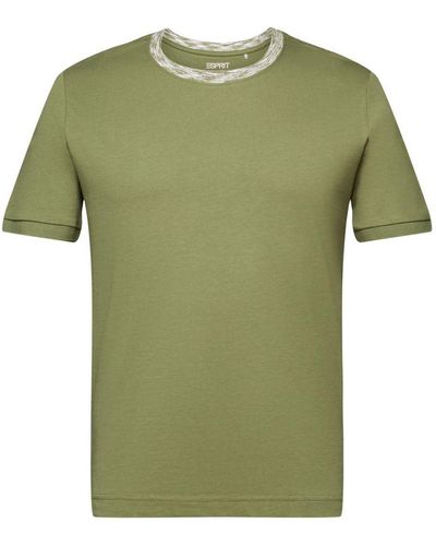Esprit Space-dyed T-shirt - Groen