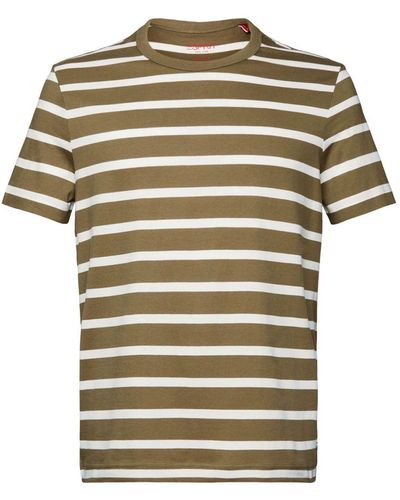 Esprit Gestreept T-shirt Van Katoen-jersey - Meerkleurig