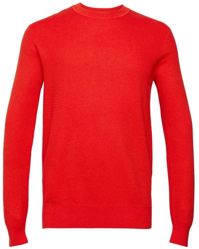 Esprit Pull-over rayé - Rouge
